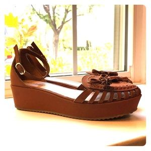Vegan Loafer-like Wedges